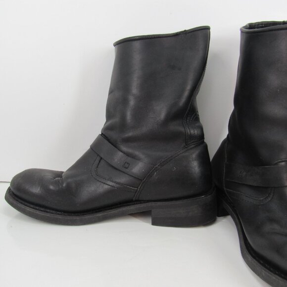 Harley-Davidson USA Stock No D93309 Men\'s Black Pull-On Boots Size 10 M main image 8